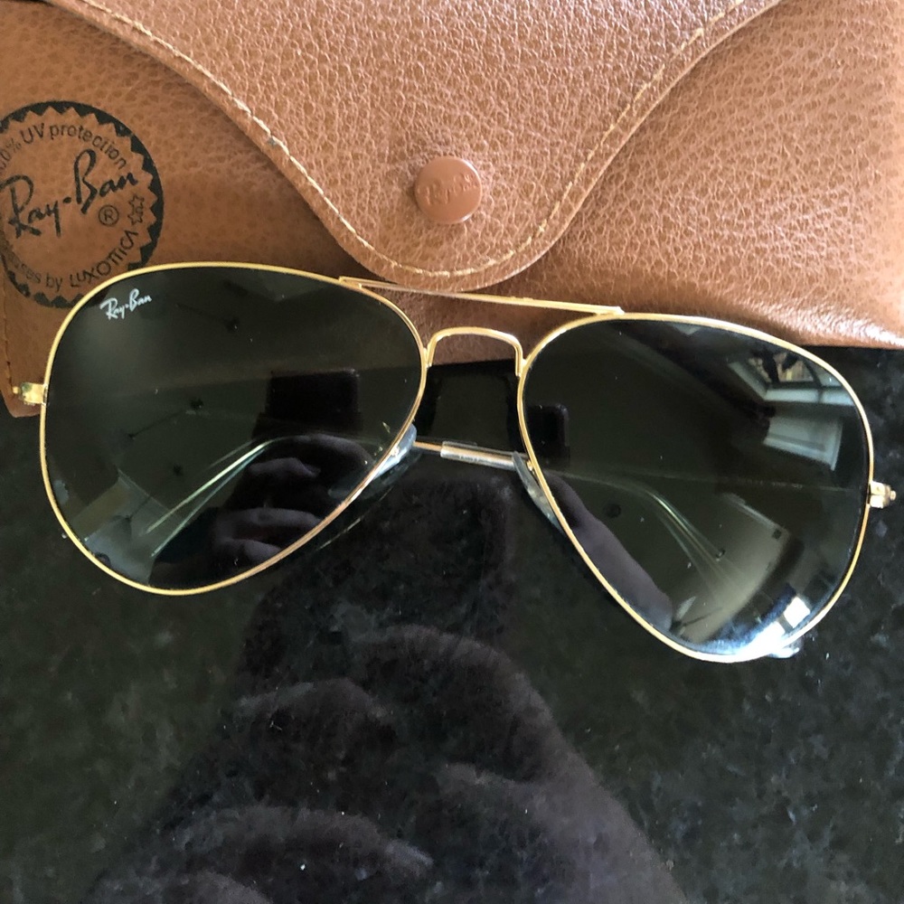 Ray Ban Aviators with Case